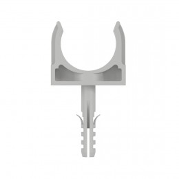 Держатель с защелкой и дюбелем DKC 51325 д.25мм