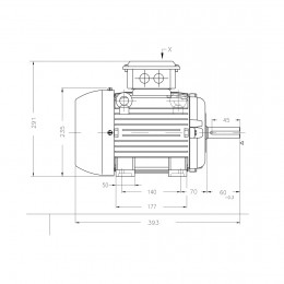 Асинхронный электродвигатель WEG 12312850 AM W20 -112M 4 кВт 4P B3T 380-460 В 50 Гц