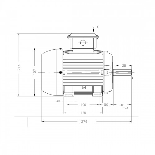 Асинхронный электродвигатель WEG 12312786 W20 80 0,75 кВт 4P B3T 220-460 В 50 Гц