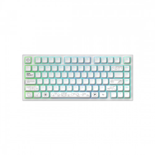Клавиатура Dark Project ALU81A Terra Nova White