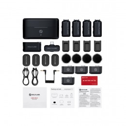 Петличный микрофон Hollyland Lark MAX 2 Combo 4-Person Черный