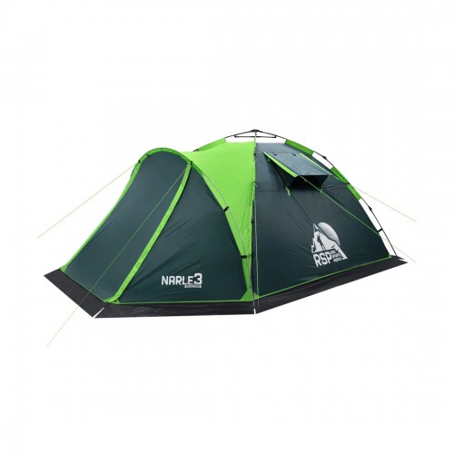 Палатка автоматическая RSP Narle 3 для туризма и кемпинга зеленый
