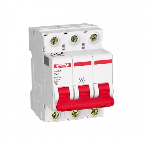 Автоматический выключатель Himel HDB3w 3Р 50А С 4,5кА