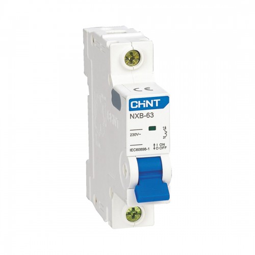 Автоматический выключатель CHINT NXB-63 1P 1A C 6kA