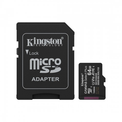 Карта памяти Kingston SDCS3/64GB Canvas Select Plus A1 U1 V10 64GB