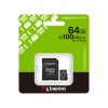 Карта памяти Kingston SDCS3/64GB Canvas Select Plus A1 U1 V10 64GB