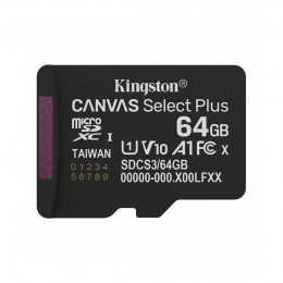 Карта памяти Kingston SDCS3/64GBSP Canvas Select Plus A1 U1 V10 64GB