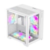 Компьютерный корпус Gamemax Infinity Mini 7 ARGB Fans + Controller White без Б/П