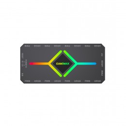 Контроллер подсветки Gamemax V4.0 ARGB+PWM HUB BK (12В)