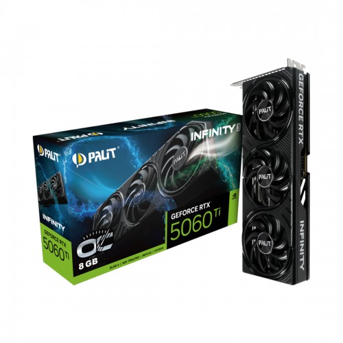 Видеокарта PALIT RTX5060Ti INFINITY 3 OC 8GB (NE7506TS19P1-GB2062S)