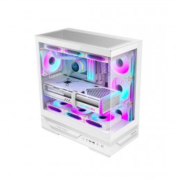 Компьютерный корпус Huntkey GX760A Fortune White без Б/П