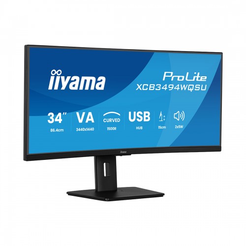 Монитор iiyama ProLite PL3494WQ XCB3494WQSU-B1 34\