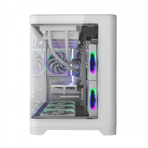 Компьютерный корпус 1STPLAYER UV6 WHITE без Б/П