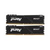 Комплект модулей памяти Kingston FURY Beast KF432C16BB1K2/32WP DDR4 32GB (Kit 2x16GB) 3200MHz Чёрный