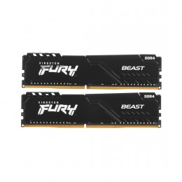 Комплект модулей памяти Kingston FURY Beast KF432C16BB1K2/32WP DDR4 32GB (Kit 2x16GB) 3200MHz Чёрный