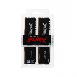 Комплект модулей памяти Kingston FURY Beast KF432C16BB1K2/32WP DDR4 32GB (Kit 2x16GB) 3200MHz Чёрный