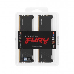 Комплект модулей памяти Kingston FURY Beast RGB KF432C16BB12AK2/32WP DDR4 32GB (Kit 2x16GB) 3200MHz