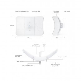 Беспроводная точка доступа Ubiquiti LTU-XR