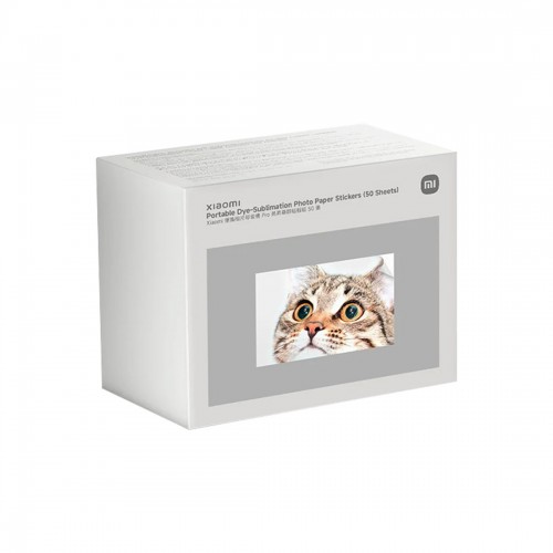 Фотобумага Xiaomi Portable Dye-Sublimation Photo Paper Stickers 50 Sheets