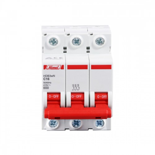 Автоматический выключатель Himel HDB3w 3Р 2А С 4,5кА