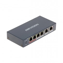 Коммутатор Hikvision DS-3E0106P-E/M(B)