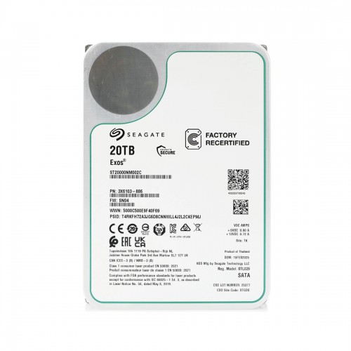 Жесткий диск Seagate Exos X20 ST20000NM002C 20TB SATA