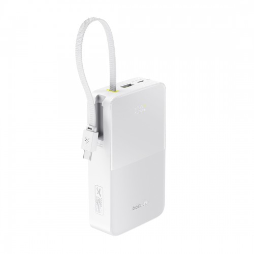 Портативный внешний аккумулятор Baseus EnerFill FC51 Bipow2 Pro 20000mAh 22.5W White (E0027700)