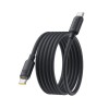 Интерфейсный кабель Baseus Foamed Silicone Pro Magnetic USB-C to USB-C 100W Black 1m (E0426D00)