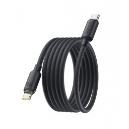 Интерфейсный кабель Baseus Foamed Silicone Pro Magnetic USB-C to USB-C 100W Black 1m (E0426D00)