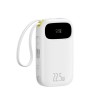 Портативный внешний аккумулятор Baseus EnerFill FC31 10000mAh 22.5W White (P10082106213-00)
