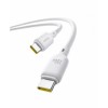 Интерфейсный кабель Baseus Silky Type-C to Type-C 100W 2m White (P10377704213-01)