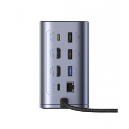 Док-станция Baseus NU1 Air Spacemate 12-in-1 Grey (B00568103813-00)