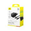 Адаптер питания Baseus Palm C+U 20W EU Black( в комлпекте кабель Type-c) (P10111608113-01)