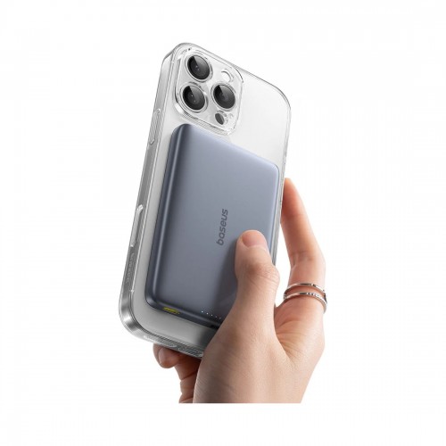 Портативный внешний аккумулятор Baseus PicoGo AM41 Ultra-Slim 10000mAh 27W Grey (E0027200)