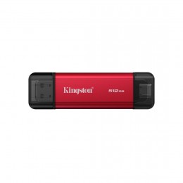 Внешний SSD диск Kingston 512GB Dual Portable Красный
