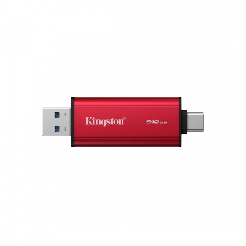 Внешний SSD диск Kingston 512GB Dual Portable Красный