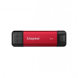 Внешний SSD диск Kingston 1TB Dual Portable Красный
