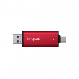 Внешний SSD диск Kingston 1TB Dual Portable Красный