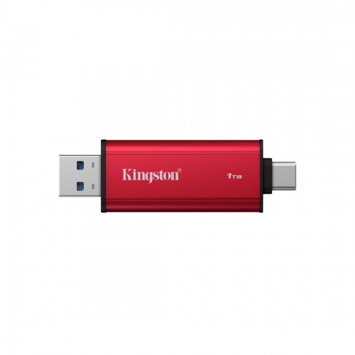 Внешний SSD диск Kingston 1TB Dual Portable Красный