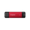 Внешний SSD диск Kingston 2TB Dual Portable Красный