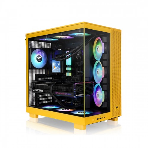 Компьютерный корпус Thermaltake View 380 XL TG ARGB Bumblebee без Б/П