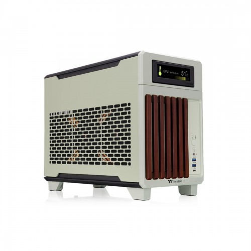 Компьютерный корпус Thermaltake TR100 WS Matcha Green без Б/П