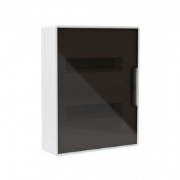 Щиток настенный FRAME белый DKC F24W1WD 24 модуля с тонированной дверцей
