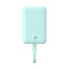Портативный внешний аккумулятор Baseus Magnetic Mini 10000mAh 30W Blue (P1002210B333-00)