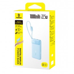 Портативный внешний аккумулятор Baseus EnerFill FC11 10000mAh 22.5W Blue (E0027R06)