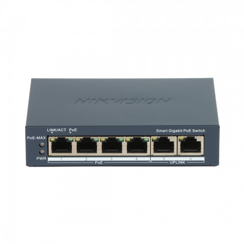 Коммутатор Hikvision DS-3E1506P-EI/M-4P1T1F