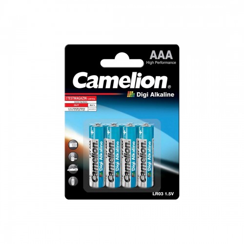 Батарейка CAMELION Digi Alkaline LR03-BP4DG 4 шт. в блистере