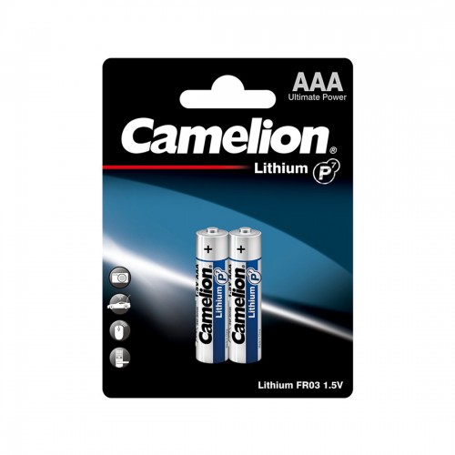 Батарейка CAMELION Lithium P7 FR03-BP2 2 шт. в блистере