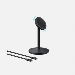 Беспроводное зарядное устройство Anker MagGo Single Stand (A25X1H11) Черный