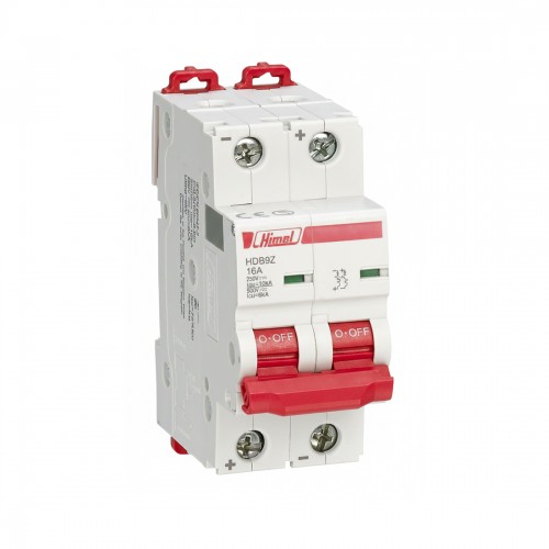 Автоматический выключатель Himel HDB9Z 2Р 6А C 500В DC